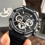 Buy Shop Guess Momentum Black Dial Black Rubber Strap Watch for Men - GW0263G4 USA Online