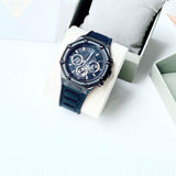 Buy Shop Guess Momentum Black Dial Black Rubber Strap Watch for Men - GW0263G4 USA Online
