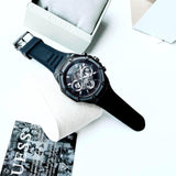 Buy Shop Guess Momentum Black Dial Black Rubber Strap Watch for Men - GW0263G4 USA Online