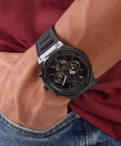 Buy Shop Guess Momentum Black Dial Black Rubber Strap Watch for Men - GW0263G4 USA Online