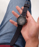 Buy Shop Guess Momentum Black Dial Black Rubber Strap Watch for Men - GW0263G4 USA Online
