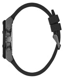 Buy Shop Guess Momentum Black Dial Black Rubber Strap Watch for Men - GW0263G4 USA Online