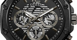 Buy Shop Guess Momentum Black Dial Black Rubber Strap Watch for Men - GW0263G4 USA Online