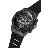 Buy Shop Guess Momentum Black Dial Black Rubber Strap Watch for Men - GW0263G4 USA Online