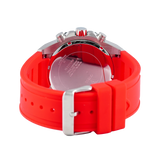 Buy Shop Guess Momentum Black Dial Red Rubber Strap Watch for Men - GW0263G3 USA Online