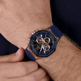 Buy Shop Guess Momentum Chronograph Blue Dial Blue Rubber Strap Watch for Men - GW0263G2 USA Online