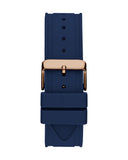 Buy Shop Guess Momentum Chronograph Blue Dial Blue Rubber Strap Watch for Men - GW0263G2 USA Online