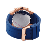 Buy Shop Guess Momentum Chronograph Blue Dial Blue Rubber Strap Watch for Men - GW0263G2 USA Online