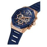 Buy Shop Guess Momentum Chronograph Blue Dial Blue Rubber Strap Watch for Men - GW0263G2 USA Online