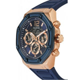 Buy Shop Guess Momentum Chronograph Blue Dial Blue Rubber Strap Watch for Men - GW0263G2 USA Online