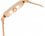 Buy Shop Guess Monroe Silver Dial Rose Gold Steel Strap Watch For Women - W1152L3 USA Online