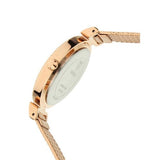 Buy Shop Guess Monroe Silver Dial Rose Gold Steel Strap Watch For Women - W1152L3 USA Online