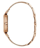 Buy Shop Guess Monroe Silver Dial Rose Gold Steel Strap Watch For Women - W1152L3 USA Online