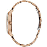 Buy Shop Guess Monroe Silver Dial Rose Gold Steel Strap Watch For Women - W1152L3 USA Online