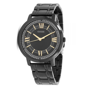Buy Shop Guess Montauk Black Tone Stainless Steel Watch For Women - W0933L4 USA Online