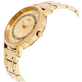 Buy Shop Guess Montauk Gold Dial Gold Steel Strap Watch for Women - W0933L2 USA Online