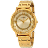 Buy Shop Guess Montauk Gold Dial Gold Steel Strap Watch for Women - W0933L2 USA Online