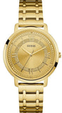 Buy Shop Guess Montauk Gold Dial Gold Steel Strap Watch for Women - W0933L2 USA Online