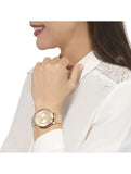 Buy Shop Guess Montauk Rose Gold Dial Rose Gold Steel Strap Watch For Women - W0933L3 USA Online