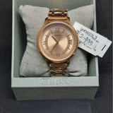 Buy Shop Guess Montauk Rose Gold Dial Rose Gold Steel Strap Watch For Women - W0933L3 USA Online
