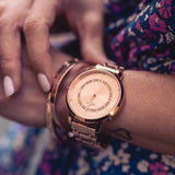 Buy Shop Guess Montauk Rose Gold Dial Rose Gold Steel Strap Watch For Women - W0933L3 USA Online