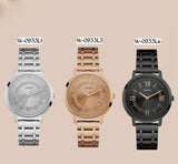 Buy Shop Guess Montauk Rose Gold Dial Rose Gold Steel Strap Watch For Women - W0933L3 USA Online