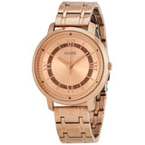 Buy Shop Guess Montauk Rose Gold Dial Rose Gold Steel Strap Watch For Women - W0933L3 USA Online