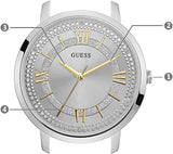 Buy Shop Guess Montauk Silver Dial Two Tone Steel Strap Watch for Women - W0933L5 USA Online