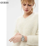 Buy Shop Guess Montauk Silver Dial Two Tone Steel Strap Watch For Women - W0933L6 USA Online