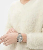 Buy Shop Guess Montauk Silver Dial Two Tone Steel Strap Watch For Women - W0933L6 USA Online