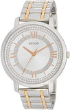 Buy Shop Guess Montauk Silver Dial Two Tone Steel Strap Watch For Women - W0933L6 USA Online