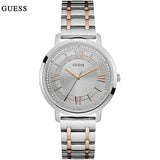 Buy Shop Guess Montauk Silver Dial Two Tone Steel Strap Watch For Women - W0933L6 USA Online