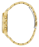 Buy Shop Guess Moonlight Diamonds Gold Dial Gold Steel Strap Watch for Women - GW0320L5 USA Online
