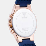 Buy Shop Guess Moonlight Diamonds White Dial Blue Rubber Strap Watch for Women - GW0257L3 USA Online