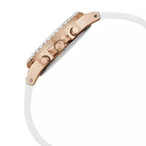 Buy Shop Guess Moonlight Diamonds White Dial White Rubber Strap Watch for Women - GW0257L2 USA Online