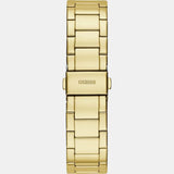 Buy Shop Guess Moonlight Multi Function Diamonds Gold Dial Gold Steel Strap Watch for Women - GW0320L2 USA Online