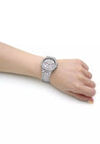 Buy Shop Guess Moonlight Multi Function Diamonds Silver Dial Silver Steel Strap Watch for Women - GW0320L1 USA Online