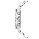 Buy Shop Guess Moonlight Multi Function Diamonds Silver Dial Silver Steel Strap Watch for Women - GW0320L1 USA Online
