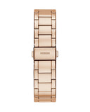 Buy Shop Guess Moonlight Multi Function Diamonds White Dial Rose Gold Steel Strap Watch for Women - GW0320L3 USA Online