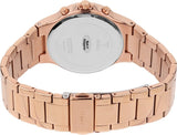 Buy Shop Guess Moonlight Multi Function Diamonds White Dial Rose Gold Steel Strap Watch for Women - GW0320L3 USA Online