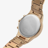 Buy Shop Guess Moonlight Multi Function Diamonds White Dial Rose Gold Steel Strap Watch for Women - GW0320L3 USA Online