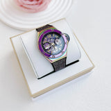 Buy Shop Guess Multifunction Analog Purple Dial Black Rubber Strap Watch For Women - GW0620L4 USA Online