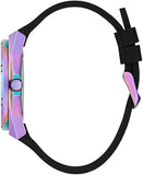 Buy Shop Guess Multifunction Analog Purple Dial Black Rubber Strap Watch For Women - GW0620L4 USA Online