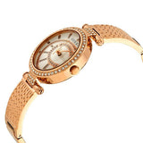 Buy Shop Guess Muse Quartz Silver Dial Rose Gold Steel Strap Watch For Women - W1008L3 USA Online