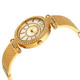 Buy Shop Guess Muse Crystals White Dial Rose Gold Steel Strap Watch For Women - W1008L2 USA Online