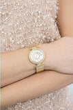 Buy Shop Guess Muse Crystals White Dial Rose Gold Steel Strap Watch For Women - W1008L2 USA Online