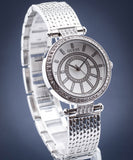 Buy Shop Guess Muse Quartz White Dial Silver Steel Strap Watch For Women - W1008l1 USA Online