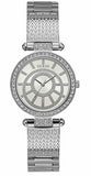 Buy Shop Guess Muse Quartz White Dial Silver Steel Strap Watch For Women - W1008l1 USA Online