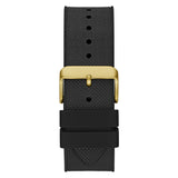 Buy Shop Guess Navigator Chronograph Black Dial Black Rubber Strap Watch for Men - GW0264G3 USA Online