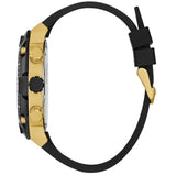 Buy Shop Guess Navigator Chronograph Black Dial Black Rubber Strap Watch for Men - GW0264G3 USA Online